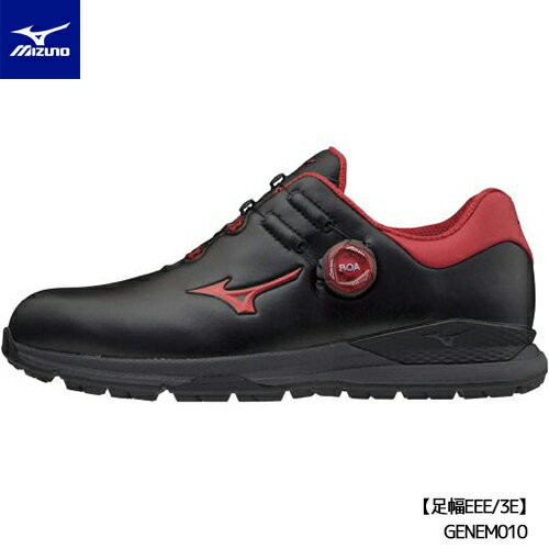 MIZUNO【ミズノ】GENEM ジェネム 010 スパイクレス Boa ボア ゴルフ シューズ 51GM200009【足幅EEE/3E】【2020年モデル】