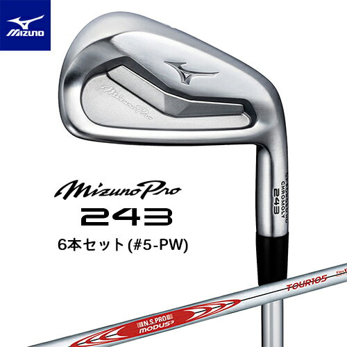 MIZUNO PRO  ߥ  243  6ܥå(#5-PW)  N.S.PRO MODUS3 TOUR 105 ...