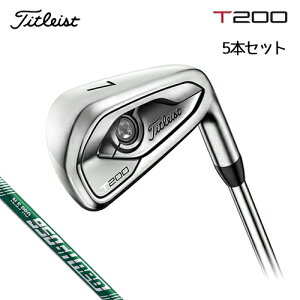 Titleist【タイトリスト】T200アイアン5本セット(#6-P)N.S.PRO950GHneoスチールシャフト【Tシリーズ】2019