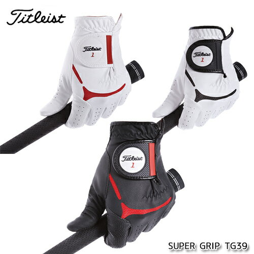 Titleist【タイトリスト】スーパーグリップ ゴルフ グローブ SUPER GRIP TG39【2019年モデル】【ネコポス】