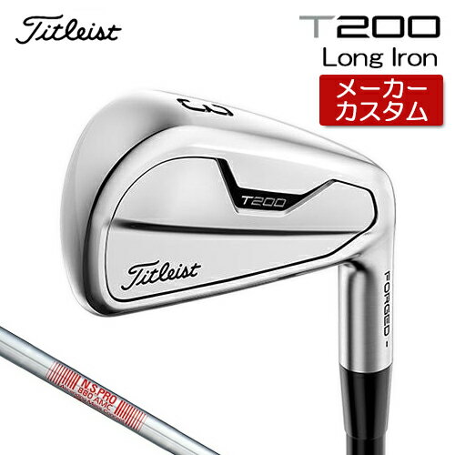 【メーカーカスタム】 Titlest 【タイトリスト】 T200 2021 LONG IRON ロングアイアン N.S.PRO 880 AMC スチールシャフト [日本正規品] 【2021年モデル】 ユーティリティ アイアン