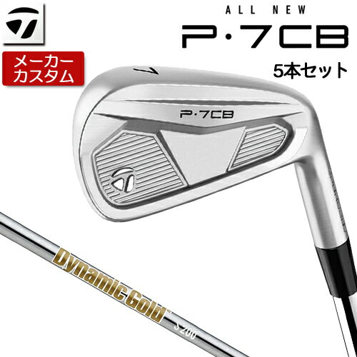  テーラーメイド P7CB 2024 アイアン 5本セット(#6-PW) 右用 Dynamic Gold HT スチールシャフト   TaylorMade Pシリーズ キャビティバックアイアン 