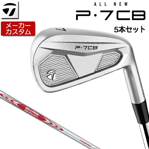Taylor Made - 【メーカーカスタム】 テーラーメイド P7CB 2024 アイアン 5本セット(#6-PW) 右用 N.S.PRO MODUS3 TOUR 115 スチールシャフト [日本正規品] 【 2024年モデル 】 TaylorMade Pシリーズ キャビティバックアイアン 【 テーラーメイド アイアン 】