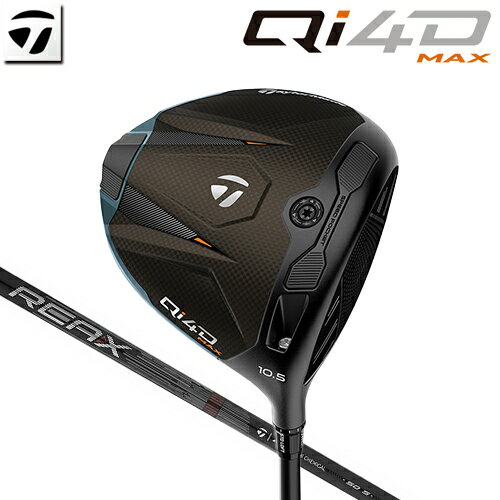 Rakuten - 【最短営業日発送】 テーラーメイド Qi4D MAX ドライバー 右用 REAX HR 50 カーボンシャフト [日本正規品] 【 2026年モデル 】 TaylorMade キューアイフォーディー マックス リアックス 【 テーラーメイド ドライバー 】