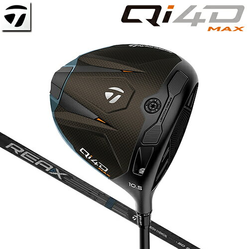 Taylor Made - 【最短営業日発送】 テーラーメイド Qi4D MAX ドライバー 右用 REAX MR 50 カーボンシャフト [日本正規品] 【 2026年モデル 】 TaylorMade キューアイフォーディー マックス リアックス 【 テーラーメイド ドライバー 】