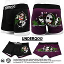 【JOKER ダークナイト】 ジョーカー キャラクター WB ワーナーブラザーズ 派手 ボクサーパンツ メンズ M L XL 大きいサイズ 綿 下着 ブランド 締め付けない プレゼント かわいい 誕生日 柄 カラフル ハロウィン ブラック パープル UNDERQQQ アンダークー wq0024