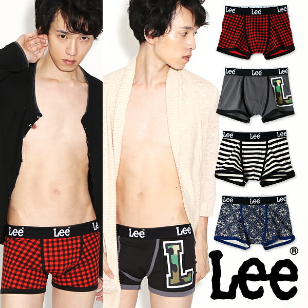 【送料無料】Lee（リー）ボクサーパンツ4枚セット/ミドル丈・前閉じタイプ【期間限定】ボクサーパンツ メンズ セット 福袋 Lee リー【fkb】【R1】