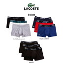 ラコステ パンツ メンズ (SALE)LACOSTE(ラコステ)ショート ボクサーパンツ 3枚セット メンズ 下着 5H3389