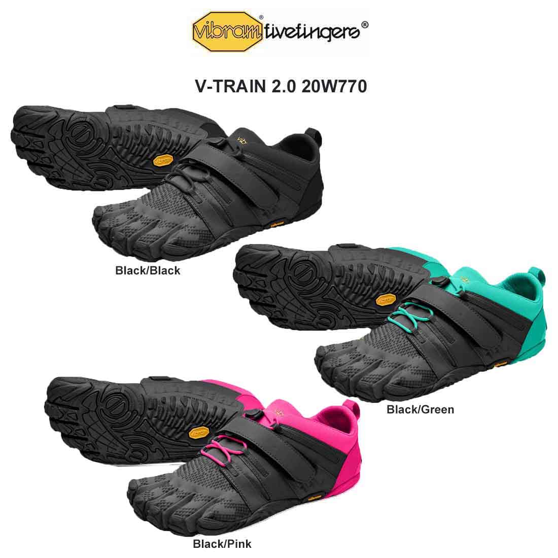 Vibram FiveFingers(ビブラムファイブフィンガーズ)レディース 五本指 ランニングシューズ V-TRAIN 2.0 20W770