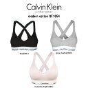 Calvin Klein(カルバンクライン)ck レディース ブラレット ブラジャー ロゴ コットン ノンワイヤー カップ付き 女性用 下着 modern co...