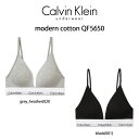 Calvin Klein(カルバンクライン)ck レディース ブラレット ブラジャー ロゴ コットン ノンワイヤー カップ付き 女性用 下着 modern co...