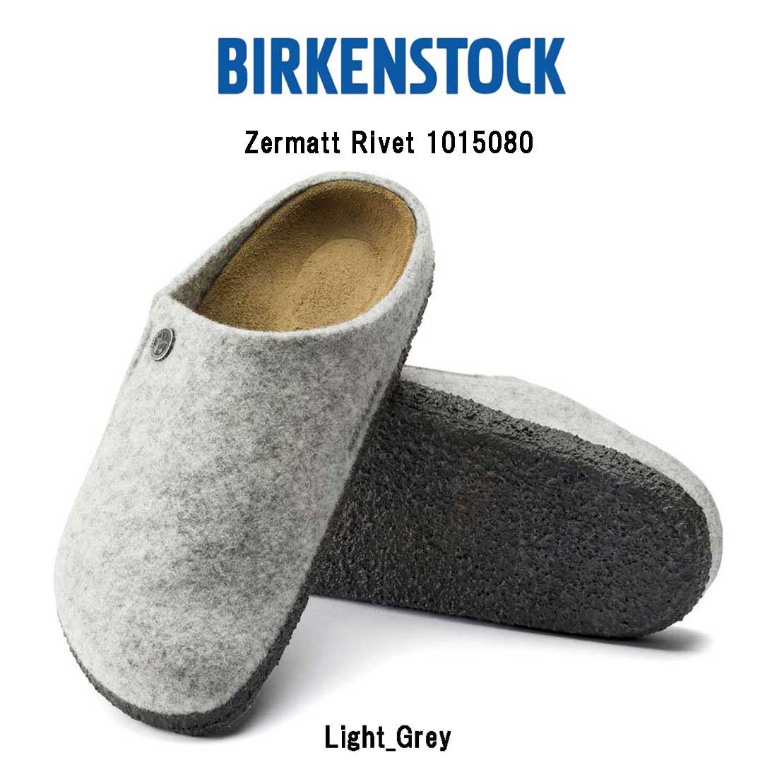 (SALE)BIRKENSTOCK(ビルケンシュトック)ユニセックス クロッグ サンダル Zermatt Rivet 1015080 Regular