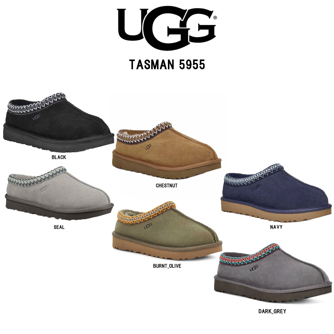 UGG(アグ)レディース ムートン サンダル スリッパ タスマン TASMAN 5955