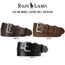 ポロ ラルフローレン 革ベルト メンズ POLO RALPH LAUREN(ポロ ラルフローレン)ベルト カジュアル レザー ロゴ入り 牛革 メンズ ITALIAN SADDLE LEATHER BELT 405761941