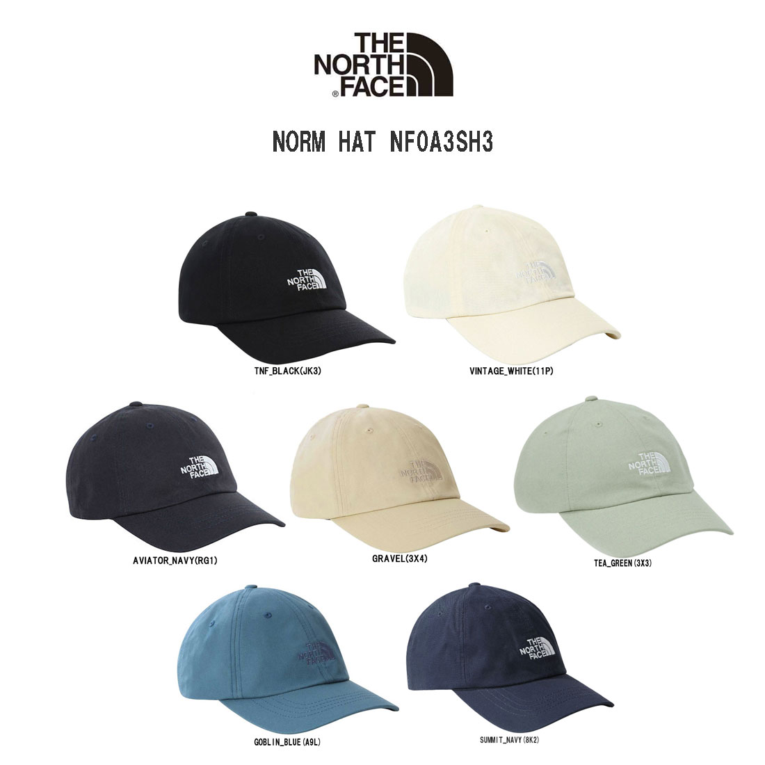 THE NORTH FACE(ザノースフェイス)キャップ 帽子 小物 アクセサリー オシャレ NORM HAT NF0A3SH3