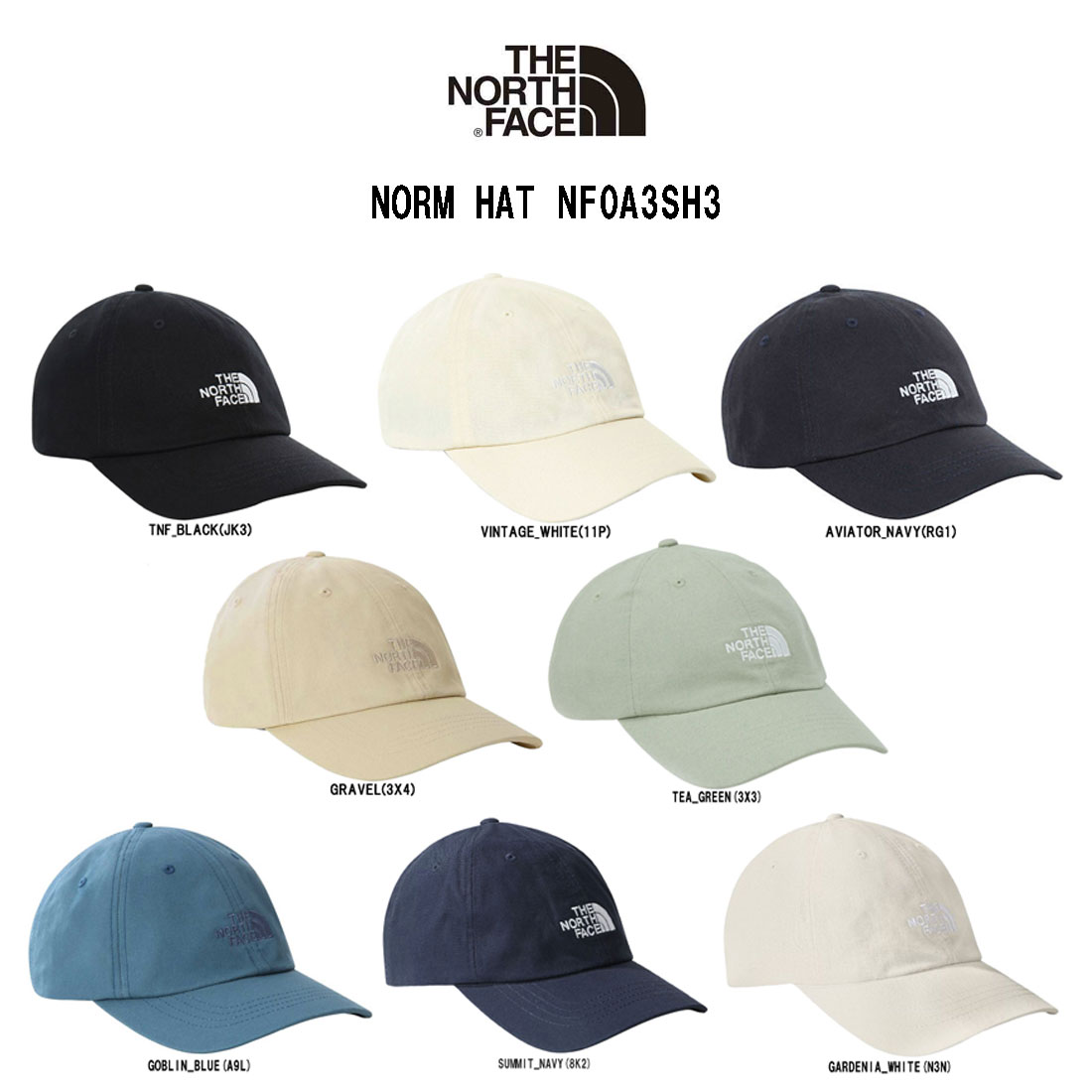 ザ・ノース・フェイス  帽子 メンズ THE NORTH FACE(ザノースフェイス)キャップ 帽子 小物 アクセサリー オシャレ NORM HAT NF0A3SH3