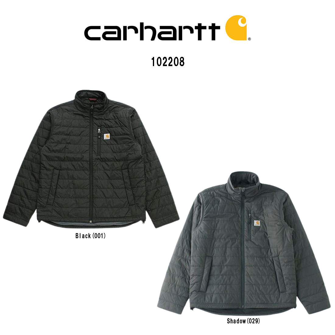 Carhartt(カーハート)メンズ ギリアム ジャケット アウター ナイロン レインディフェンダー 撥水 軽量 防寒 102208