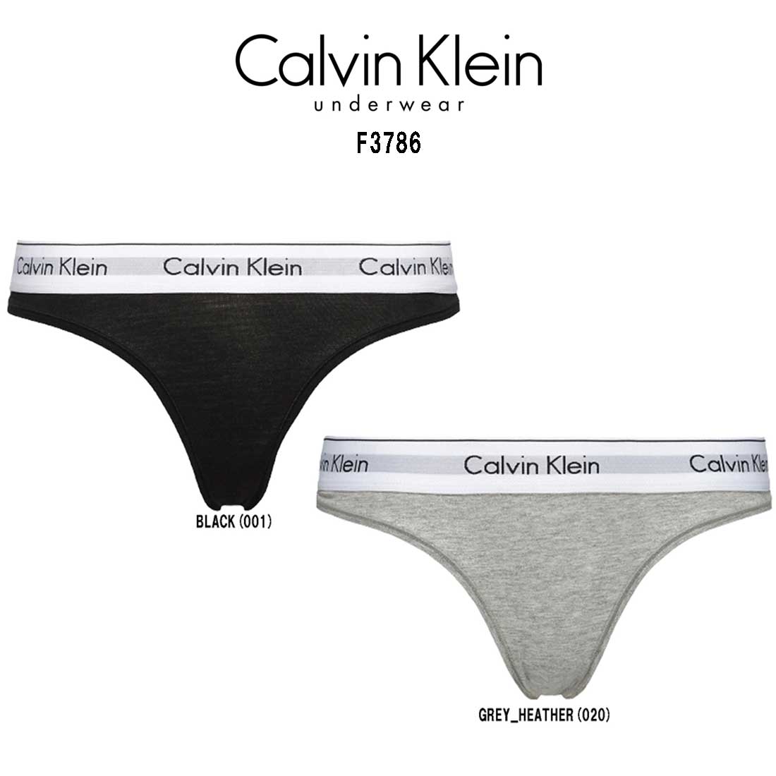 Calvin Klein(カルバンクライン)ck Tバック ビキニ ショーツ コットン レディース 女性用 下着 modern cotton F3786