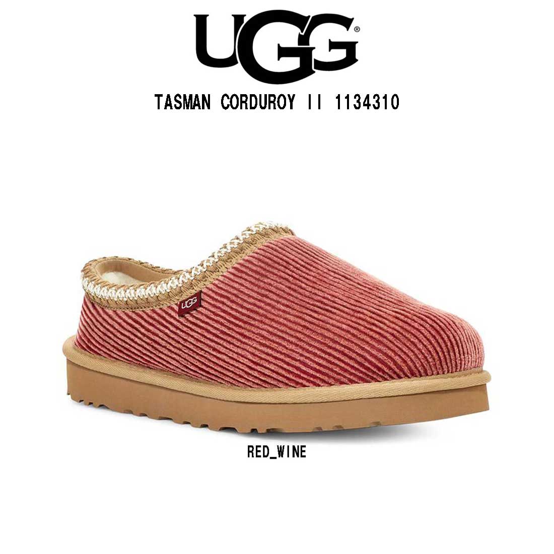 (SALE)UGG(アグ)メンズ ムートン サンダル ルームシューズ タスマンコーデュロイ TASMAN CORDUROY II 1134310