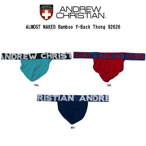 (SALE)ANDREW CHRISTIAN(アンドリュークリスチャン)ビキニ メンズ 下着 ALMOST NAKED Bamboo Y-Back Thong 92626