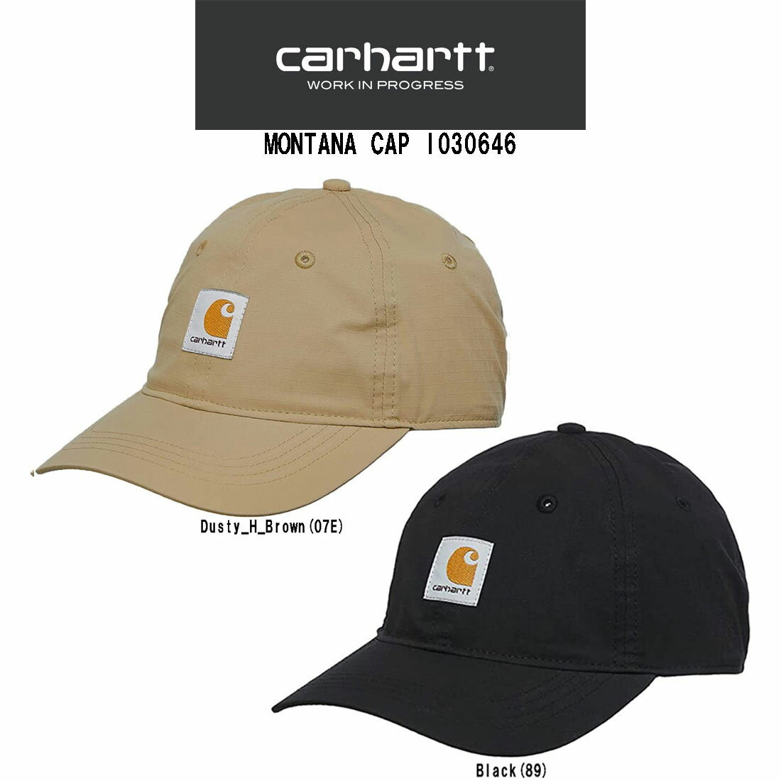 カーハート  帽子 メンズ Carhartt(カーハート)WIP キャップ アウトドア 帽子 シンプル MONTANA CAP I030646