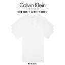 Calvin Klein(カルバンクライン)ck Tシャツ クルーネック 半袖 3枚セット 肌着 メンズ CREW NECK T SLIM FIT NB4013