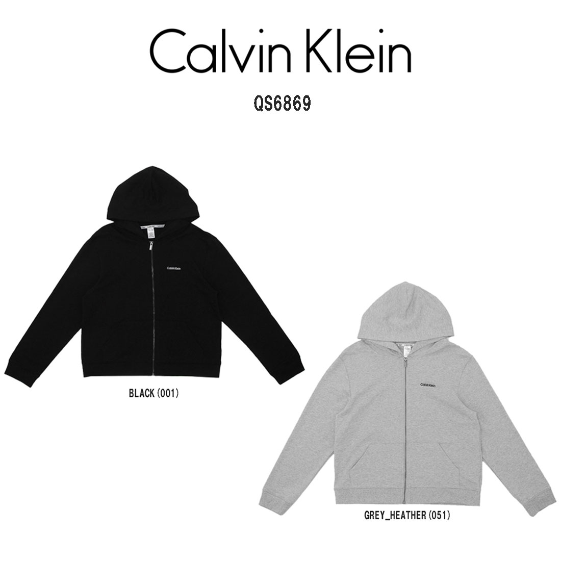 楽天UNDIE楽天市場店（SALE）Calvin Klein（カルバンクライン）パーカー フルジップ モダン コットン レディース QS6869