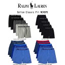 POLO RALPH LAUREN(ポロ ラルフローレン)ニットボクサー トランクス 5枚セット お買い得 パック メンズ 下着 Cotton Classic ...