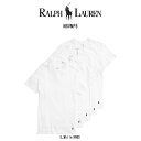 POLO RALPH LAUREN(ポロ ラルフローレン)Vネック Tシャツ スリム 5枚セット お買い得 パック メンズ 下着 Cotton Slim Fit...