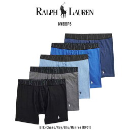 Polo Ralph Lauren POLO RALPH LAUREN(ポロ ラルフローレン)ミドル ボクサーパンツ 5枚セット お買い得 パック メンズ 下着 Stretch Classic Fit NWBBP5