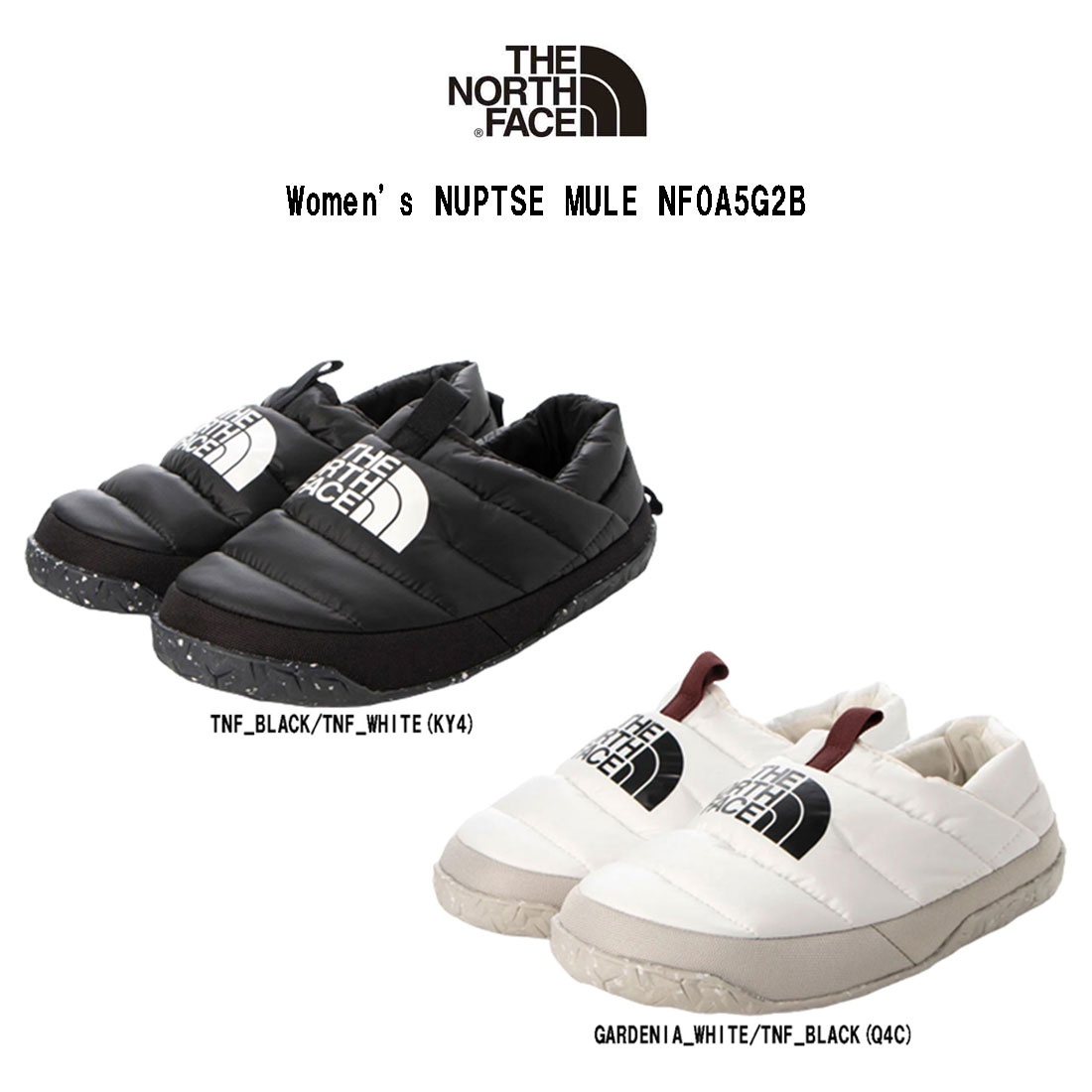 楽天UNDIE楽天市場店THE NORTH FACE（ザノースフェイス）スリッポン シューズ ヌプシミュール レディース Women's NUPTSE MULE NF0A5G2B