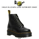 Dr.Martens(ドクターマーチン)ブーツ レザー 革 8ホール 厚底 センタージップ シンクレア ジャングルブーツ レディース SINCLAIR BOOTS 22564001