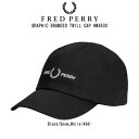 フレッドペリー 帽子 メンズ FRED PERRY(フレッドペリー)キャップ 帽子 小物 アクセサリー グラフィック ブランデッド ツイル GRAPHIC BRANDED TWILL CAP HW4630