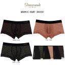 (SALE)gravevault(グレイブボールト)ローライズ ボクサーパンツ メンズ 下着 GRAPHIC HEART 3052251