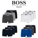 HUGO BOSS HUGO BOSS(ヒューゴボス)ボクサーパンツ 綿 3枚セット メンズ 下着 前閉じ 50475274