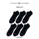 TOMMY HILFIGER(トミーヒルフィガー)ソックス 6足セット 靴下 アンクル くるぶし スポーツ スニーカー丈 メンズ TVM201LC54