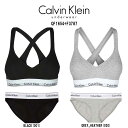 楽天UNDIE楽天市場店Calvin Klein（カルバンクライン）ck レディース ブラジャー ショーツ セット スポーツ ジム 筋トレ 運動 無地 女性用 下着 QF1654+F3787