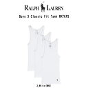 POLO RALPH LAUREN(ポロ ラルフローレン)タンクトップTシャツ 3枚セット お買い得 パック 下着 肌着 白 キッズ 子供用 ボーイズ Boys...