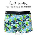 Paul Smith(ポールスミス)ボクサーパンツ 前閉じ オーガニックコットン 総柄 男性用下着 メンズ Trunk 'Rabbit Fields' M1A-...