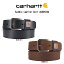 (SALE)Carhartt(カーハート)ベルト レザー 本革 牛革 ギフト カジュアル 男性用 メンズ Saddle Leather Belt A0005502