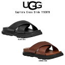 UGG(アグ)厚底 サンダル スライド レザー 本革 シューズ スリッパ メンズ Capitola Cross Slide 1153076