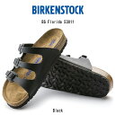 BIRKENSTOCK(ビルケンシュトック)フロリダ ストラップ ソフト サンダル ビルコフロー レギュラー 定番 ブラック 黒 ユニセックス ビルケン Flo...