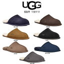 UGG(アグ)ムートン スリッパ スリッポン サンダル ルームシューズ スエード 屋内 リラックス カジュアル スカッフ メンズ 男性用 靴 M SCUFF 1...