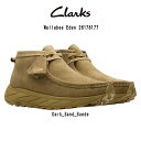 CLARKS(クラークス)ワラビーエデン ハイカット モカシン シューズ ブラウン スエード ビブラムソール カジュアル メンズ 男性用 Wallabee Ed...