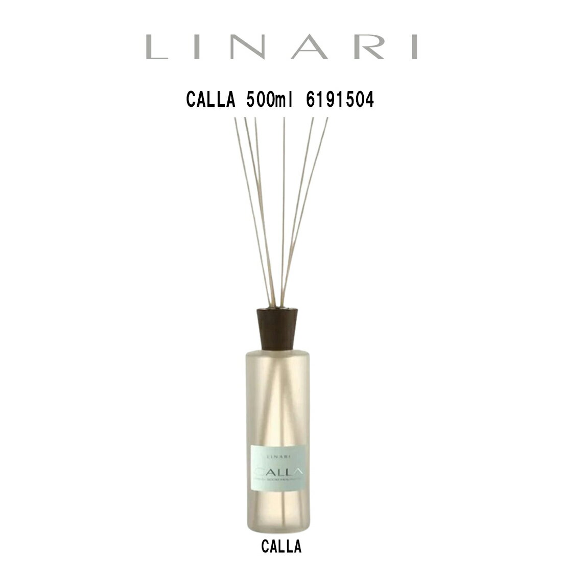 LINARI(リナーリ)ルームディフューザー リードディフューザー カラー フレグランス アロマ スティック インテリア ギフト プレゼント CALLA 500ml 6191504