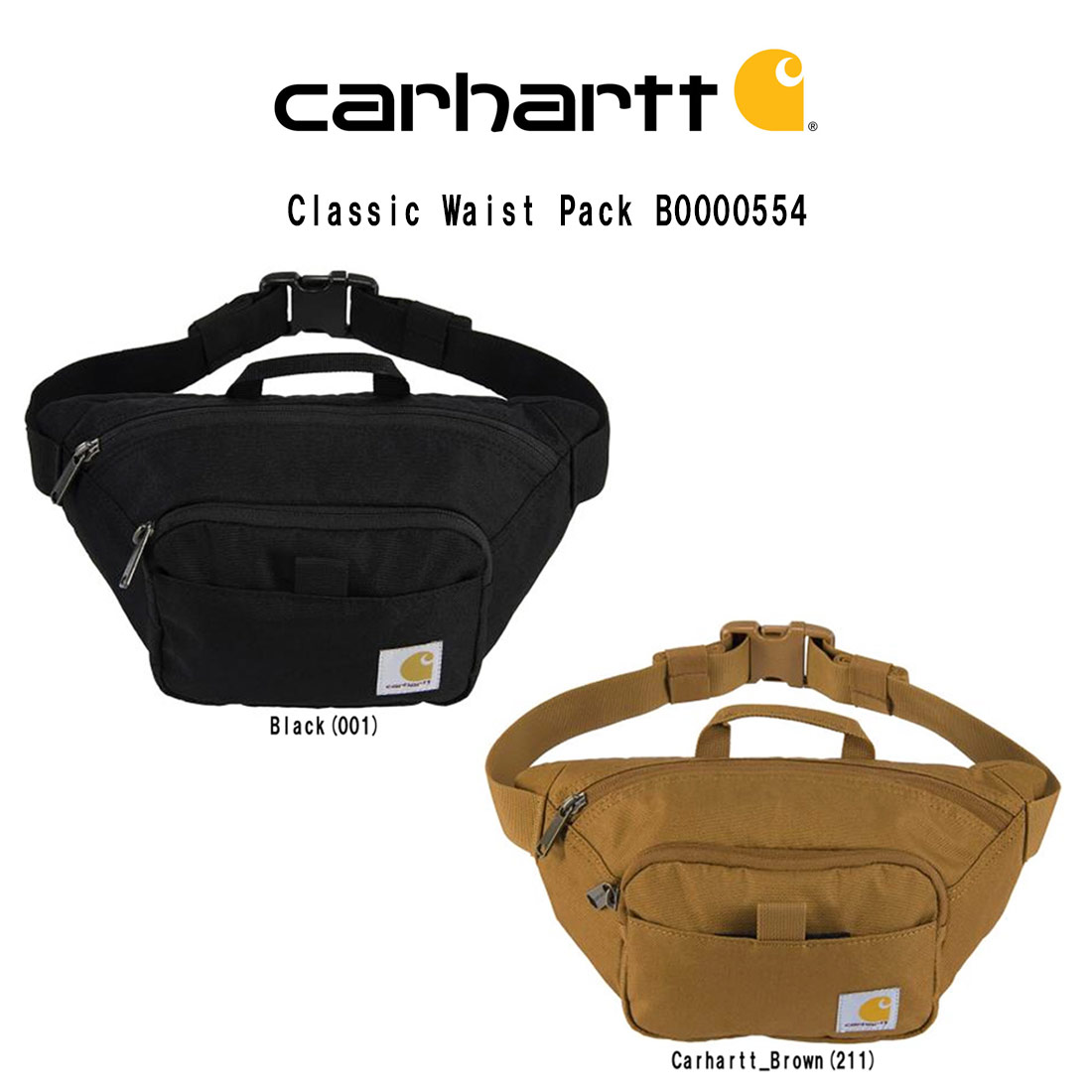 樂天商城 - Carhartt(カーハート)ウエストパック ボディバッグ バッグ ショルダーバッグ ポケット 鞄 ロゴ 小物入れ 撥水 アウトドア メンズ レディース B0000554