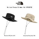 THE NORTH FACE(ザノースフェイス)ブリマーハット サファリ バケットハット つば広 帽子 日よけ 紐つき UVカット 紫外線対策 メッシュ 男女兼...