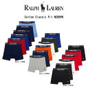 POLO RALPH LAUREN(ポロ ラルフローレン)ミドル ボクサーパンツ コットン 6枚セット お買い得 アソート メンズ 男性用 下着 Cotton Classic Fit NCBBP6