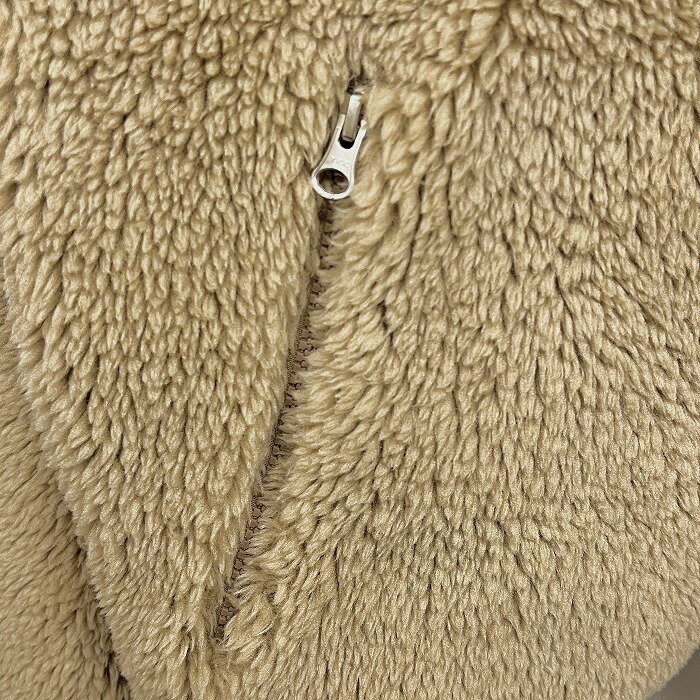 【全品ポイント10倍|開催中|〜07/11(金)01:59まで＼7月お買い物マラソン／100円〜2,000円OFFクーポン配布中】【中古】レイジブルー RAGEBLUE ボアジャケット ハイネック ジップアップ 長袖 ポリ100%(裏地：ナイロン100%) L ベージュ ベージュ×紺 メンズ