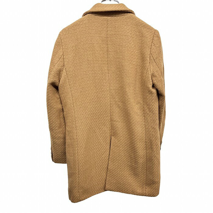 【中古】[印象A] nano・universe ナノユニバース チェスターコート レディース F ブラウン 茶 ウール×ナイロン 微起毛 総裏地 長袖 ボタン留め undo-rowa-10061693 Undo Rowa 楽天市場店 サンプル画像3